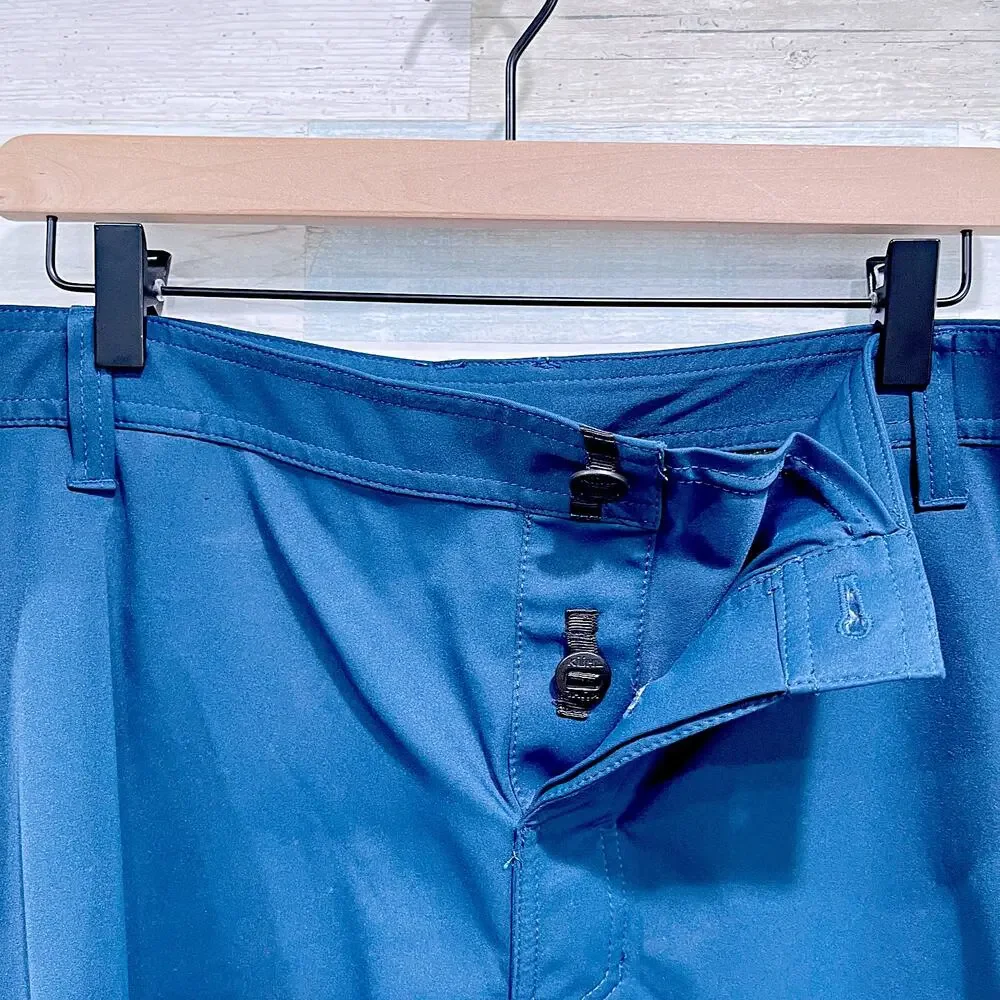KUHL Performance Water Shorts Swim Trunks Blue Quick Dry Sports Mens 40